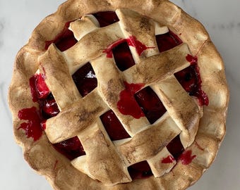 Faux Cherry Pie, Fake Cherry Pie, Cherry Pie
