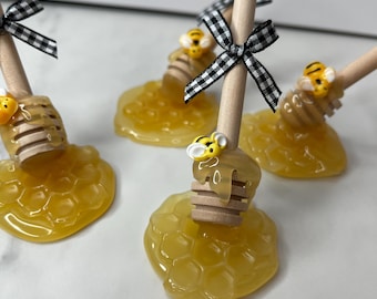 Bee Honey Dipper, Summer Decor, Tier Tray Decor