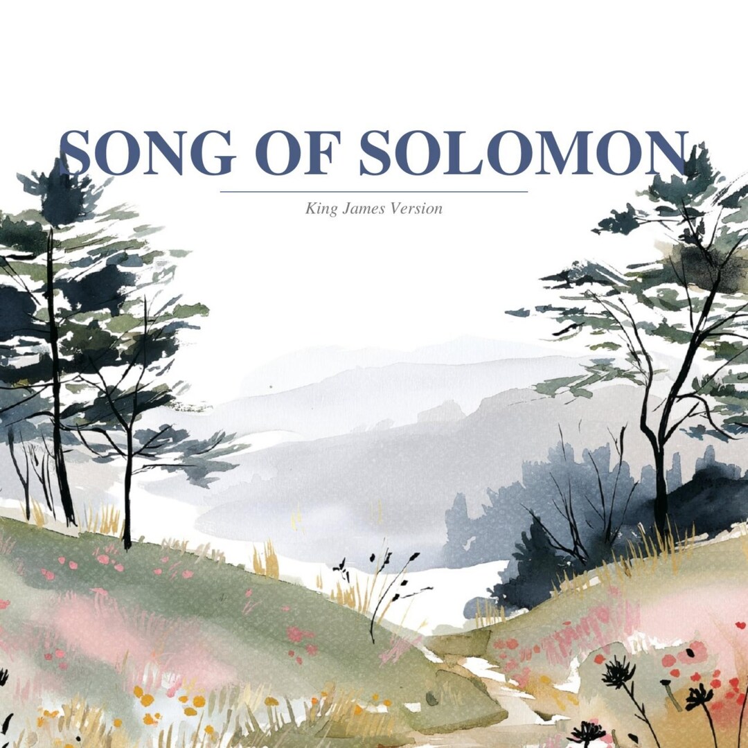 Solomon Notebook KJV Bible - Song of Solomon - Printable Bible Study Journal Notebook ...