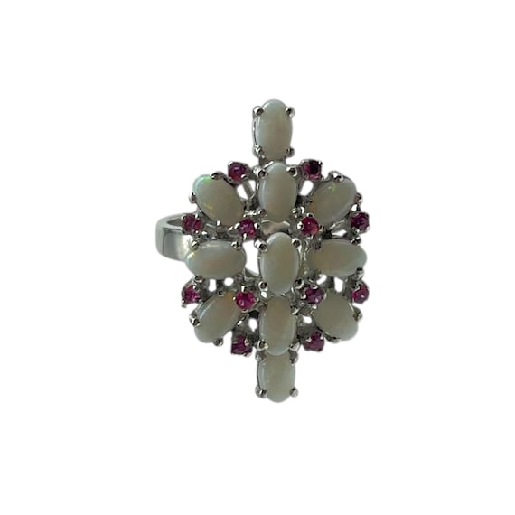 Opal and Ruby Ring - image 2