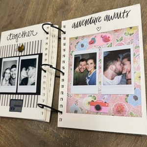 Dating book, Bumble Hinge Tinder Match.com dating memory book, Couples gift, special gift for him, special scrapbook for memories, journal