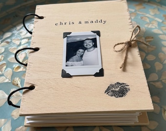 1st Anniversary Gift, Our First Year Scrapbook, First Year Together Gift, Valentines Gift Idea, Custom Memory Book, Personal Christmas book