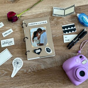 Dating book, Bumble Hinge Tinder Match.com dating memory book, Couples gift, special gift for him, special scrapbook for memories, journal