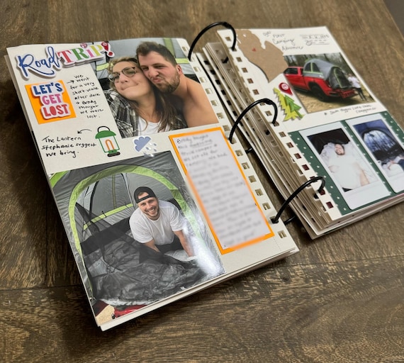Retro Custom Memory Book for Best Friend Handmade Love Book
