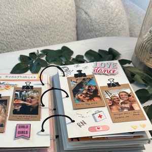 Interactive Scrapbook Album: Custom Keepsake, Photo Collage, Memory Book