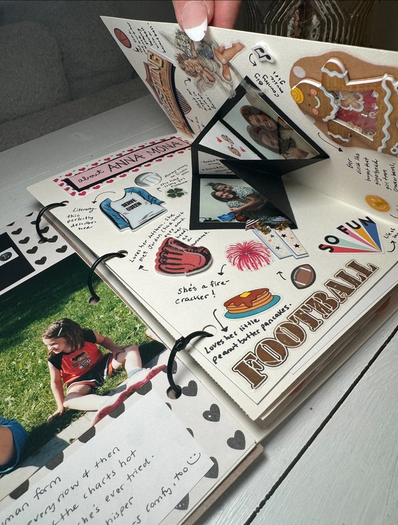 New Interactive Scrapbook Premade Scrapbook Premade