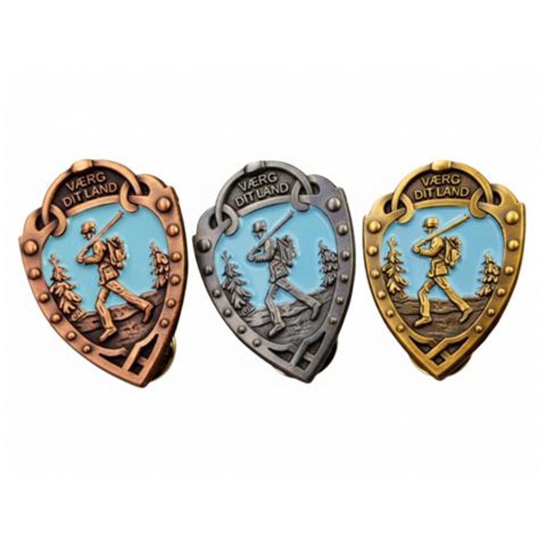Large Norwegian Foot March Badge - Etsy 日本