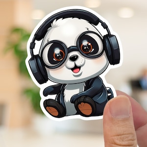 Cute Panda - Vinyl Sticker