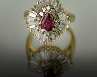 Ruby Ballerina Ring