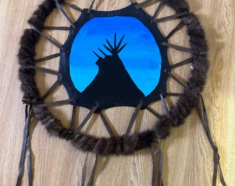 Lakota Tipi colgador de pared hecho a mano Dakota del Sur