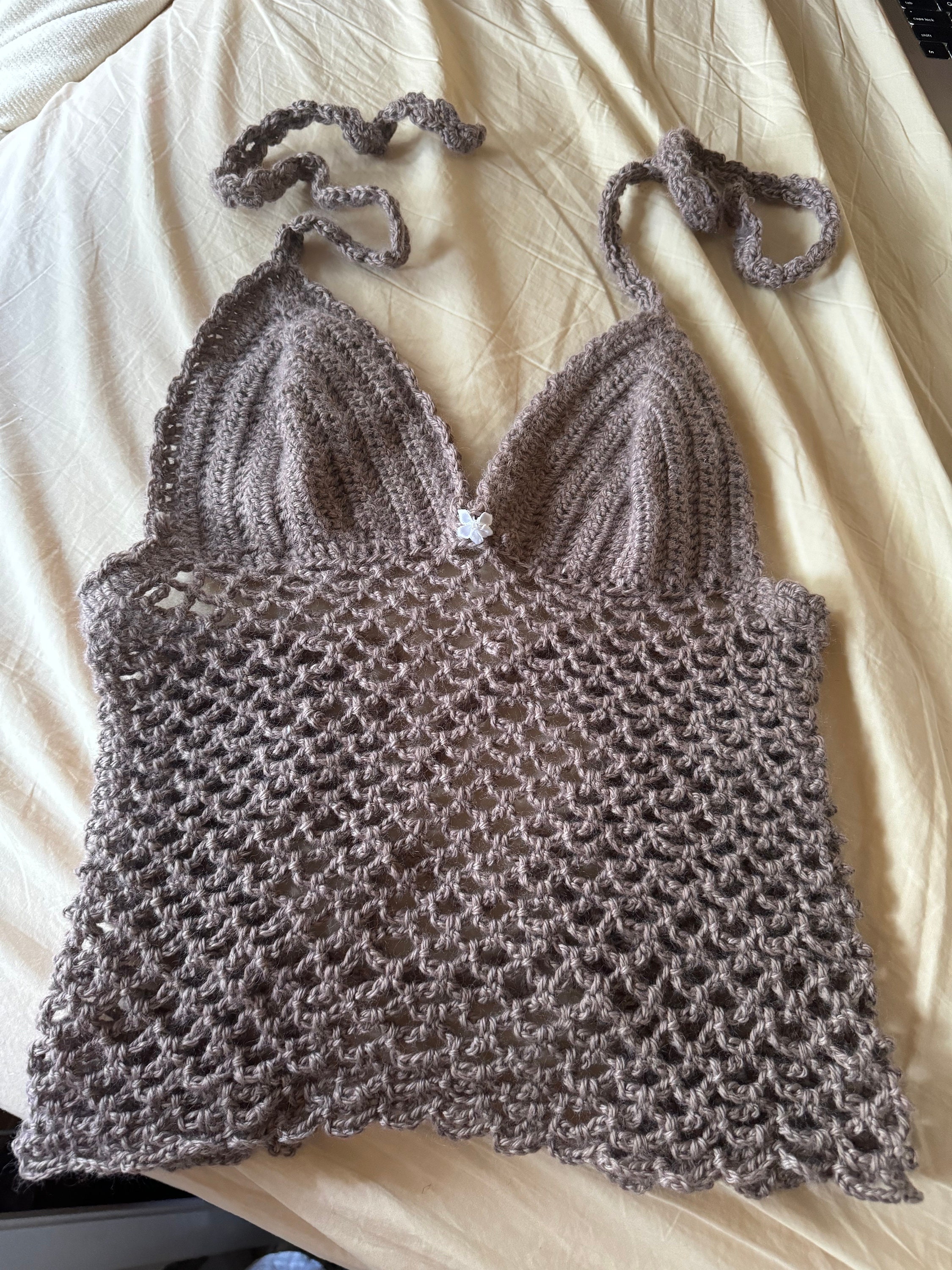 美品マウジー M_ CROCHET TOP CROCHET トップス M_ ニット セーター 「M_」 CROCHET トップス レディース