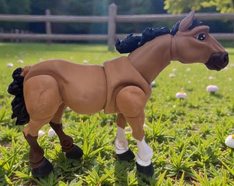 Horse, 3D Printed Articulated Flexi