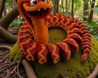 King Cobra, 3D Printed Articulated Flexi