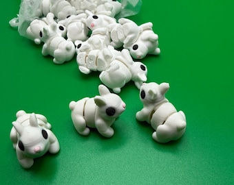 Bunny Rabbit - 3D Printed Articulated Flexi Fidget Toys