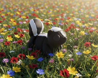 Skunk - 3D Printed Articulated Flexi Fidget Toys