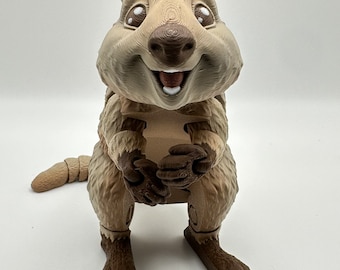 Quokka, 3D Printed, Articulated Flexi