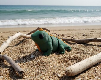 Iguana - 3D Printed Articulated Flexi Fidget Toys