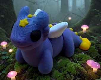 Celestial Dragon - 3D Printed Articulated Flexi Fidget Toys