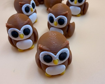 Owl - 3D Printed Articulated Flexi Fidget Toys