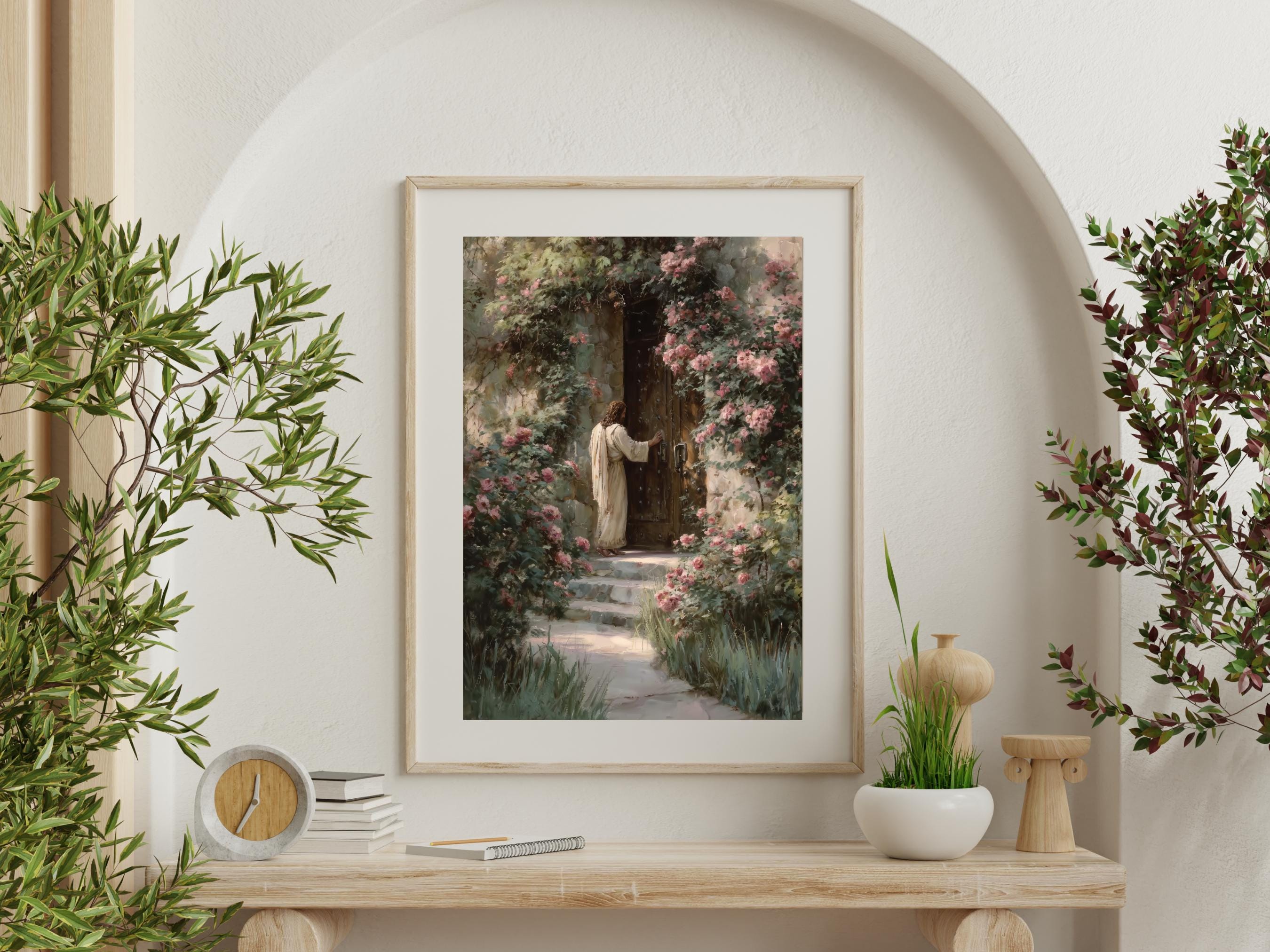Jesus Knocking at the Door Wall Art | Jesus Wall Art | Jesus Christ ...