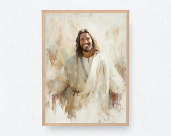 太陽と笑顔、現代キリスト教美術、イエスの肖像画、イエスのアート