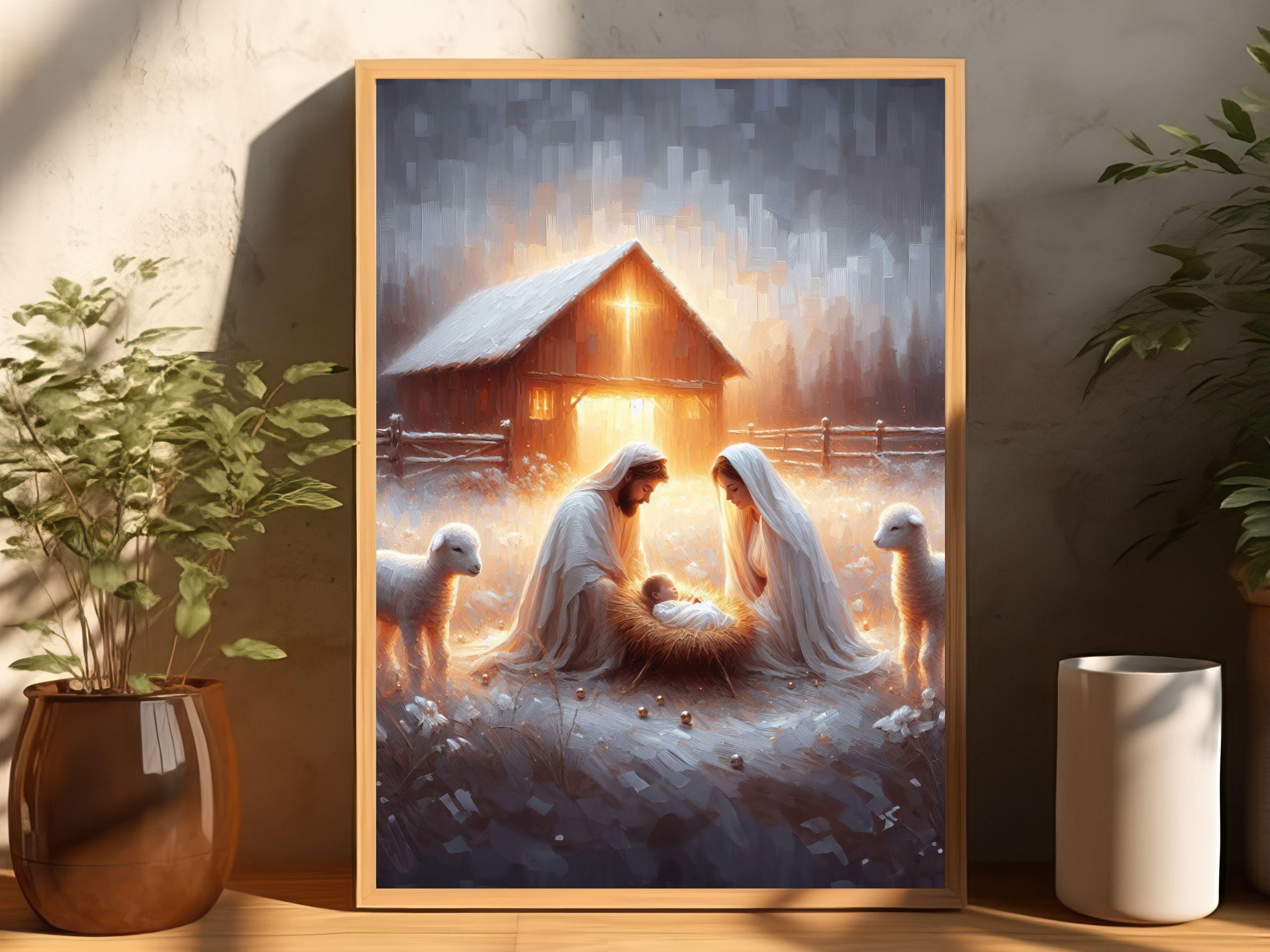 キリスト降誕の情景 | イエスの誕生 | キリスト教絵画 | クリスマス