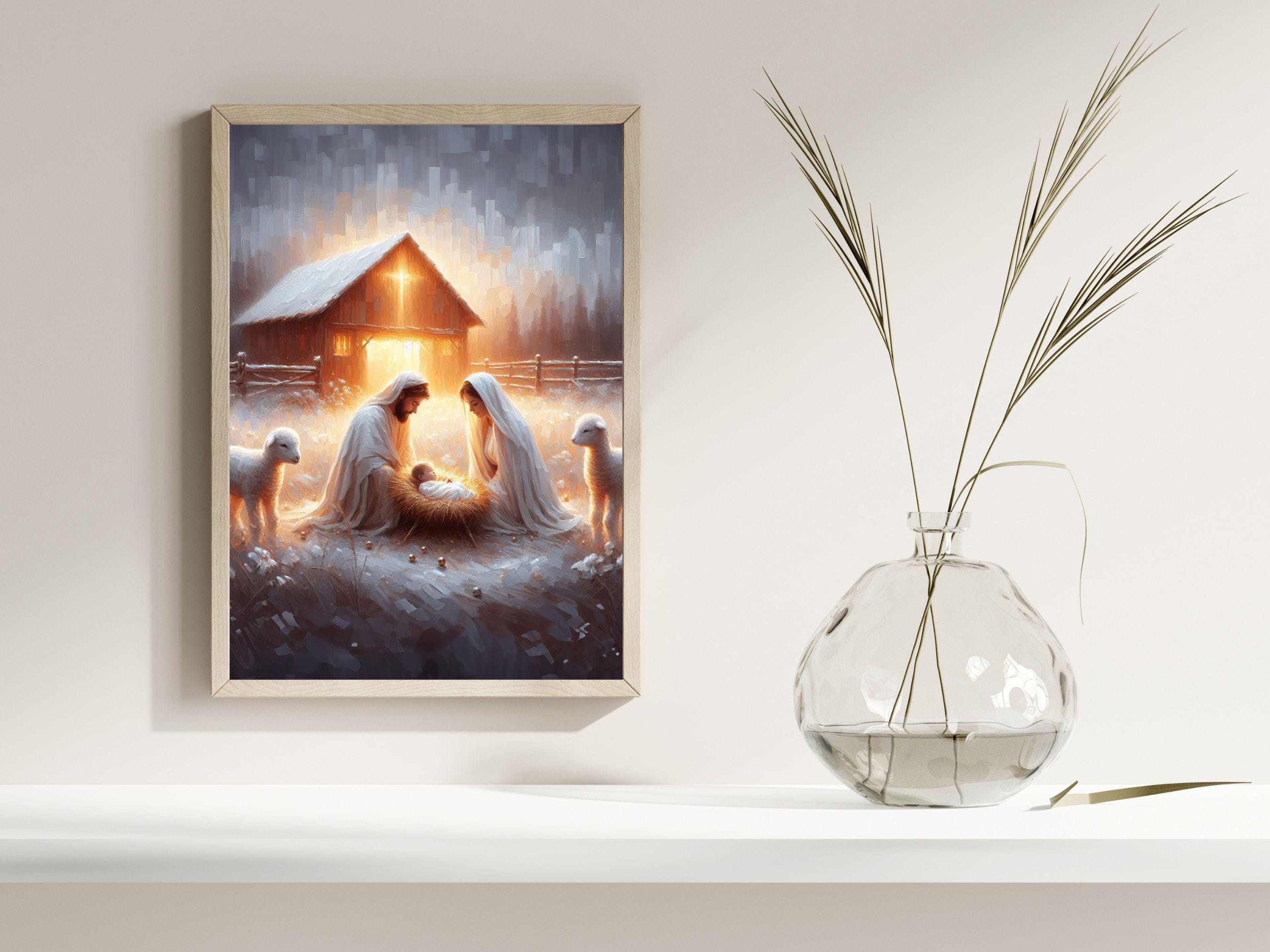 キリスト降誕の情景 | イエスの誕生 | キリスト教絵画 | クリスマス
