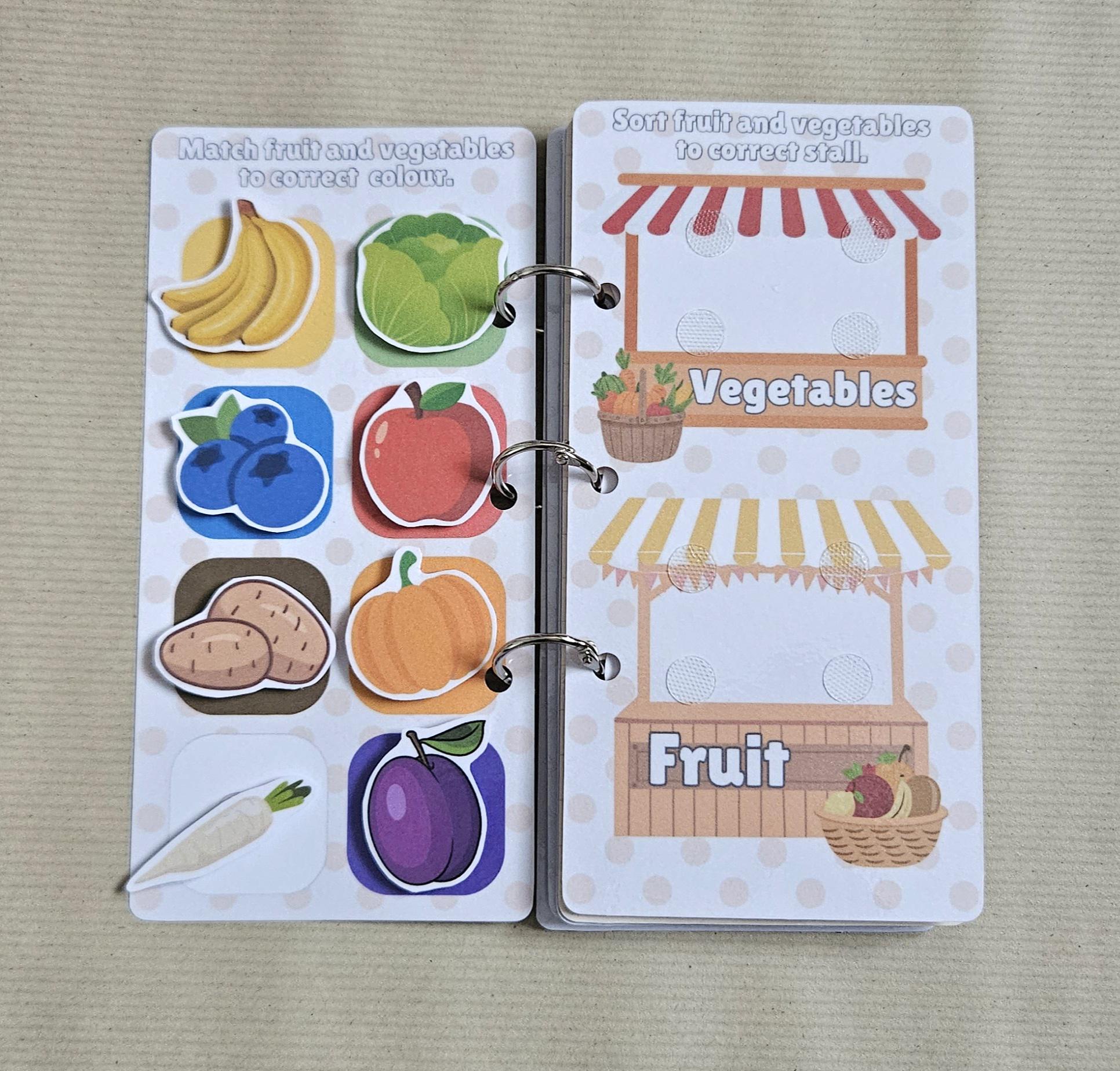 Travel Size Busy Book Printable for Preschool | Toddler Learning Binder ...
