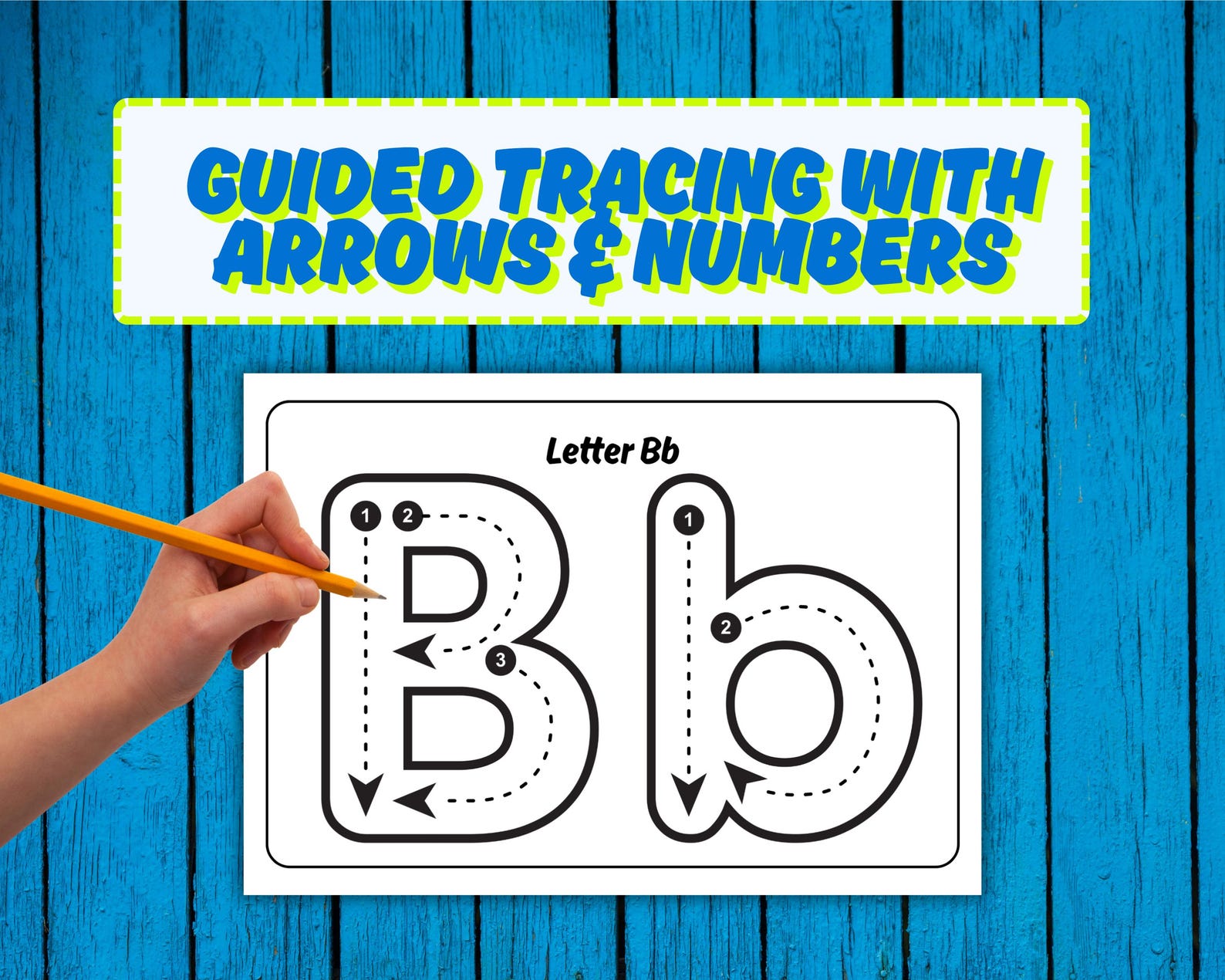 Jumbo Alphabet Tracing Letters: Uppercase & Lowercase - Printable ...