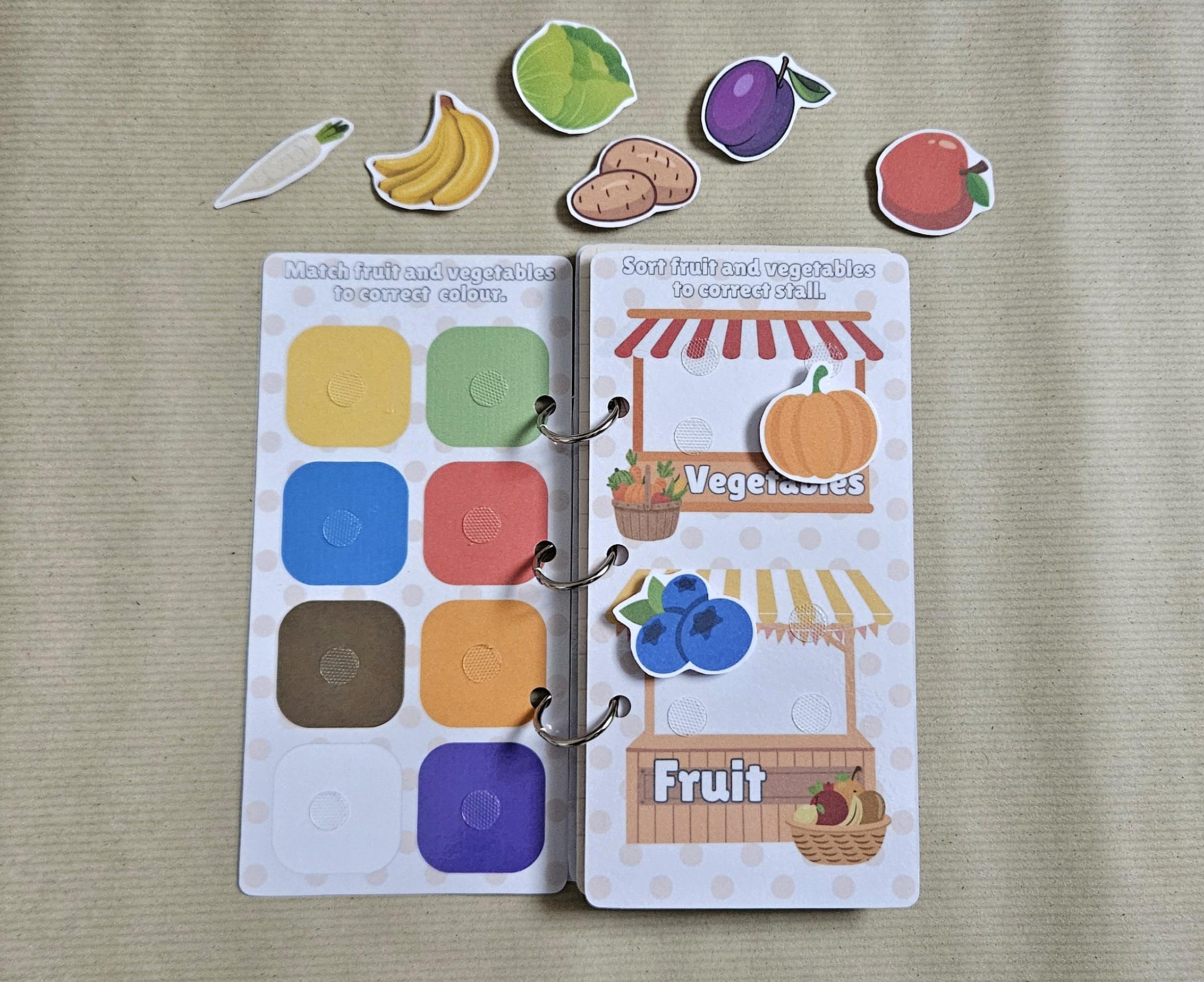 Travel Size Busy Book Printable for Preschool | Toddler Learning Binder ...