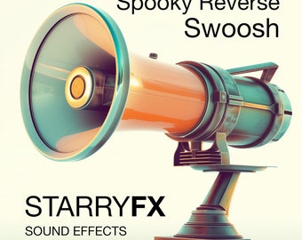 Spooky Reverse Swoosh Efecto de sonido Efecto de sonido de video FX de juego de alta calidad para videos de contenido de Youtube Industria de filmación wav, mp3