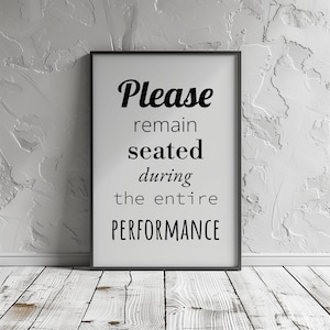 Funny Bathroom SVG - Please Remain Seated - Toilet Humor Sign - Men Restroom Digital Download - Bathroom Wall Art Cricut Cut File