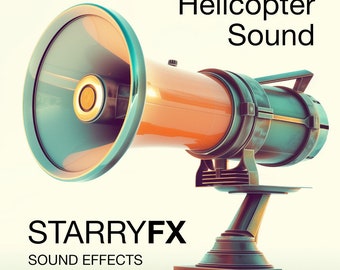 Efecto de sonido de helicóptero Efecto de sonido de video FX de juego de alta calidad para videos de contenido de Youtube Industria de filmación wav, mp3