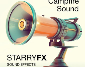 Campfire Sound Effect High Quality Game FX Video Sound Effect for Youtube Content Videos Filming Industry wav, mp3