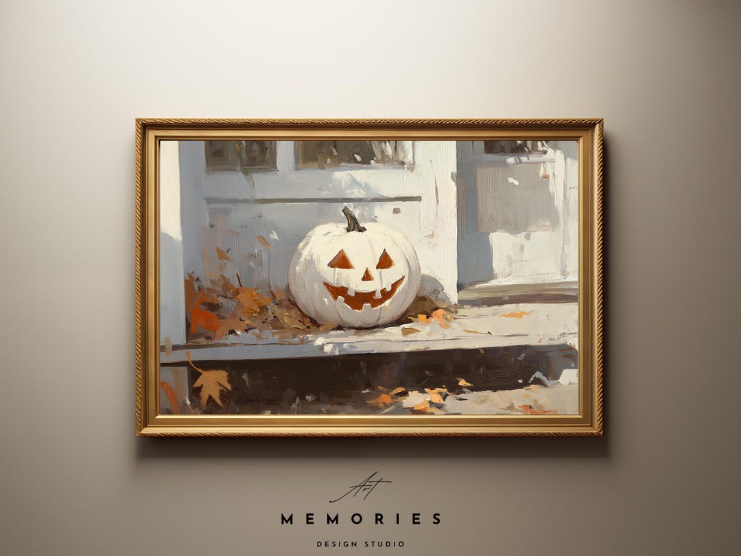Targa In Metallo Vintage Per Halloween 30x20 Cm – Decorazione Retrò Con Zucca E Fantasmi – Antiruggine Per Interni/Esterni