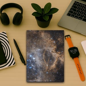Rosette Nebula Matte Space Notebook