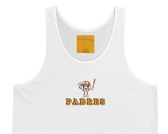 SD Padres Ladies Tank Top, SD Padres Mascots Tank Top, Padre Ladies, gift for San Diego Padre Fan Gift for Her, Padre Shirt Madre Gift