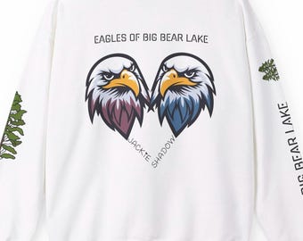 Sudadera Big Bear Bald Eagles: Jackie y Shadow, Montañas de San Bernardino