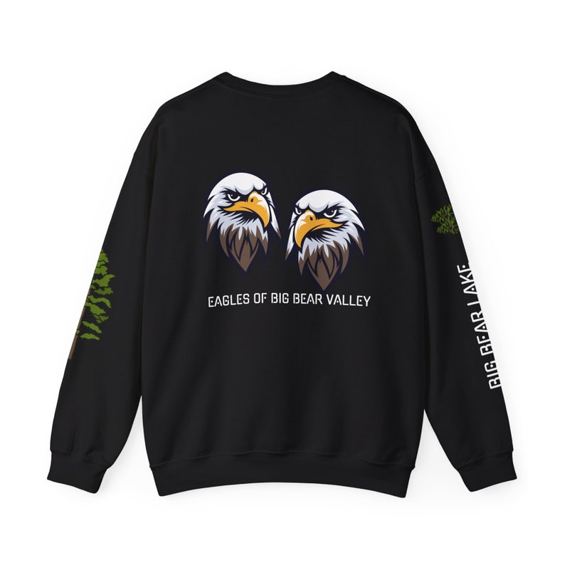 Jackie and Shadow Big Bear Bald Eagle Gift Big Bear Lake Sweatshirt