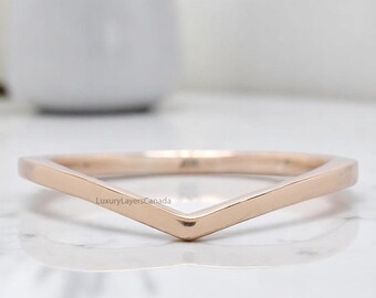 14K Solid Gold Band Plain Rose Gold Band Wedding Band Stackable Band Silver Band Comfort Fit Gold Band anniversary Ring Gift For Her LL390