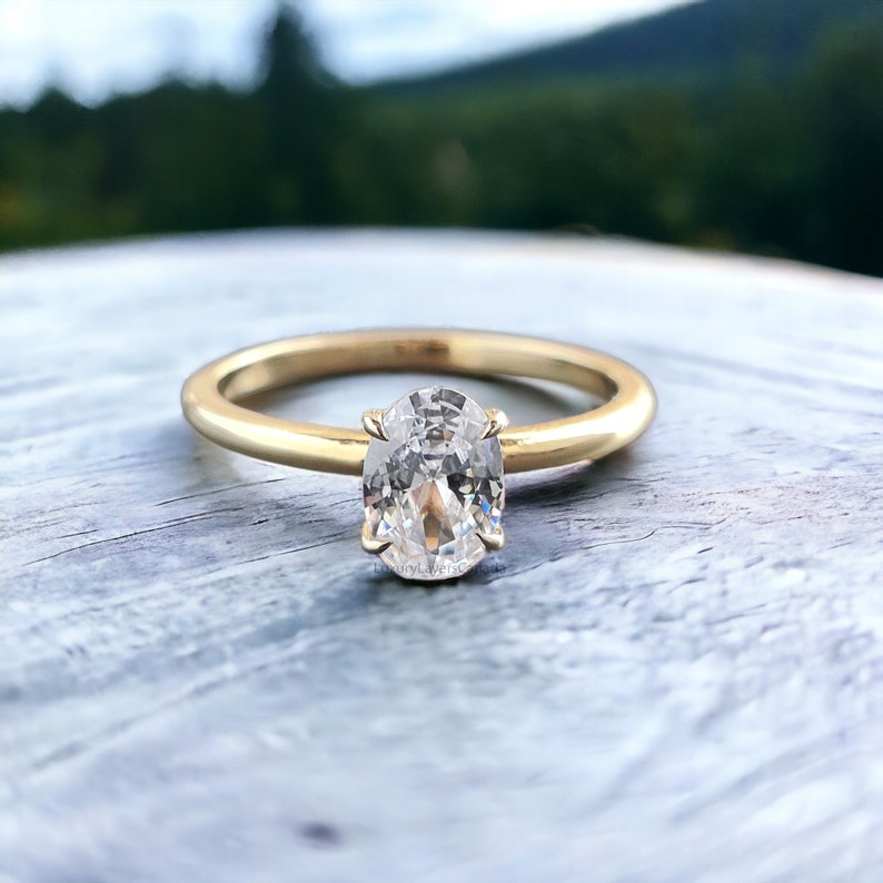 7.00 X 5.00 MM Oval Engagement Ring Gold Ring Silver Ring Promise Ring ...