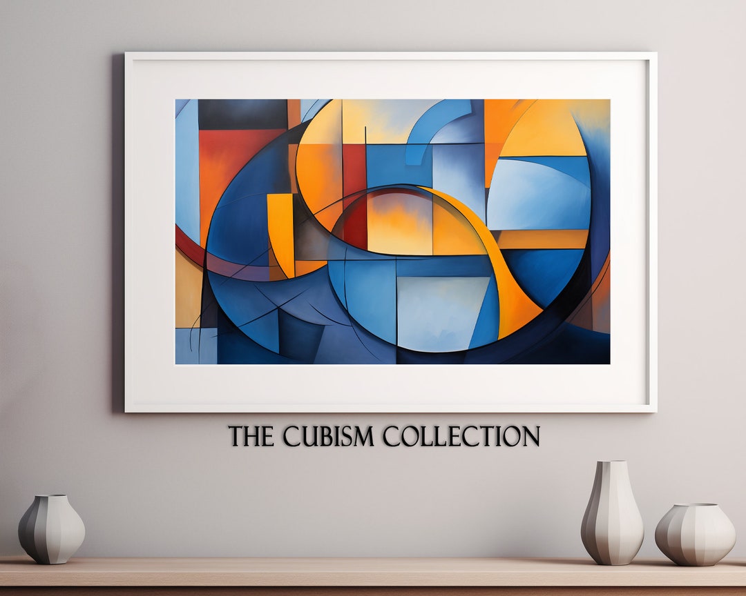 Cubism Digital Print | Wall Art | Contemporary Print | Printable ...