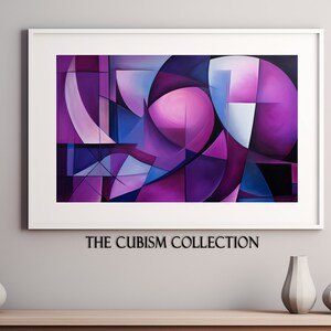 Cubism Digital Print | Wall Art | Contemporary Print | Printable Artwork | Abstract | Wall Décor | Modern Art | #7C