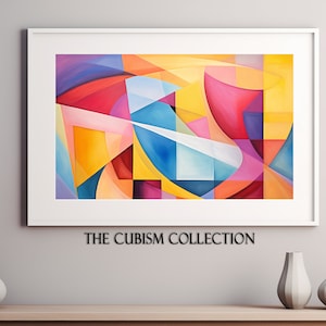 Cubism Digital Print | Wall Art | Contemporary Print | Printable Artwork | Abstract | Wall Décor | Modern Art | #5C