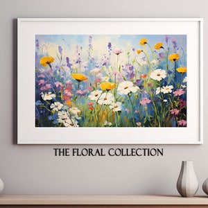 Floral Digital Print | Wall Art | Flower Print | Printable Artwork | Colorful | Wall Décor | #3F