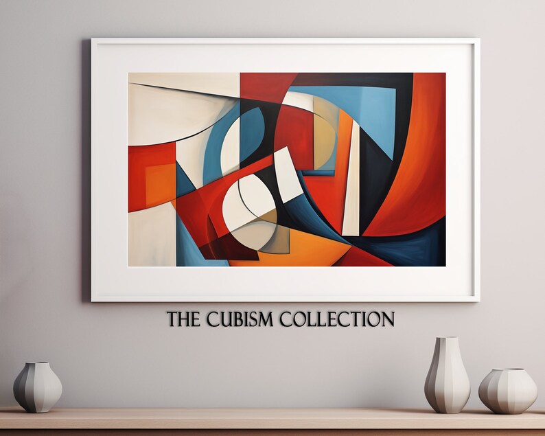 Cubism Digital Print | Wall Art | Contemporary Print | Printable ...