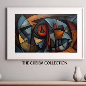 Cubism Digital Print | Wall Art | Contemporary Print | Printable Artwork | Abstract | Wall Décor | Modern Art | #10C