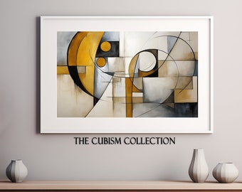 Cubism Digital Print | Wall Art | Contemporary Print | Printable ...