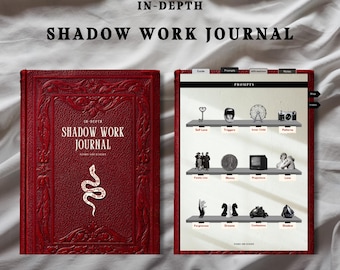 Shadow Work Journal Shadow Work Prompts Diário Digital Carl Gustav Jung Saúde Mental Criança Interior Psique E-book E-journal Shadow Self