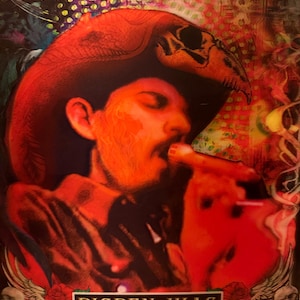 3D Ron „Pig Pen” McKernan Grateful Dead Soczewkowe wydruki